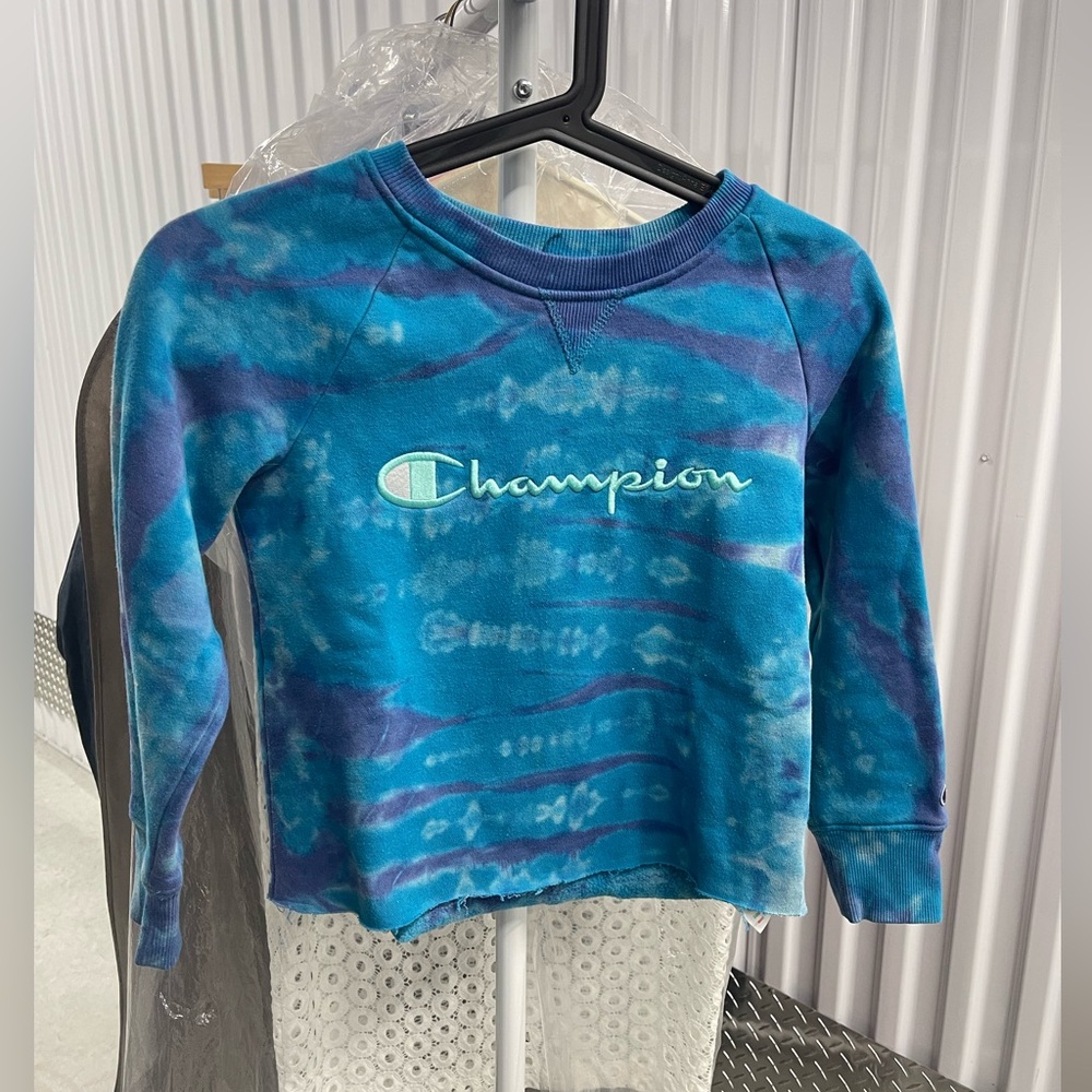 Girl’s Champion Tie Dye Crew Neck